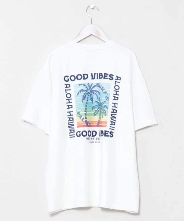 T-shirt imprimé surf jacquard SURF & Palms
