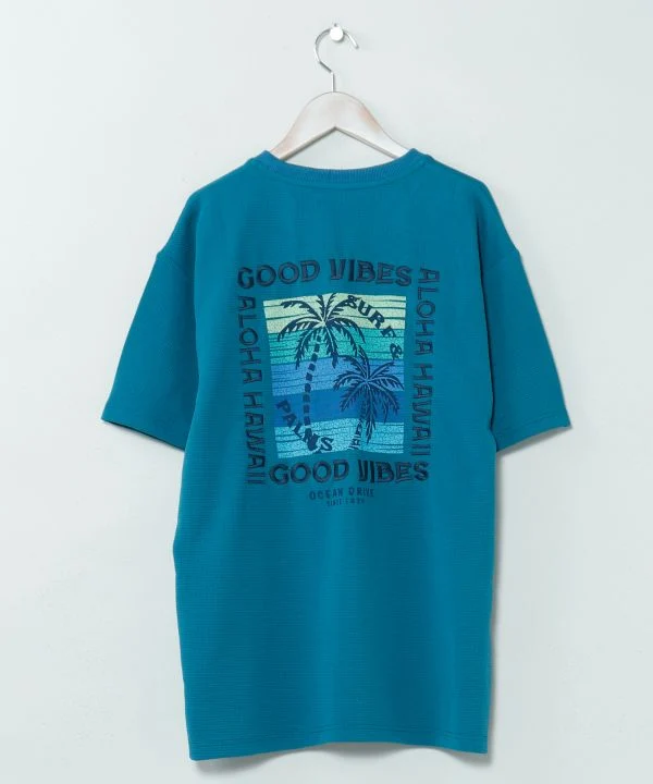 T-shirt imprimé surf jacquard SURF & Palms