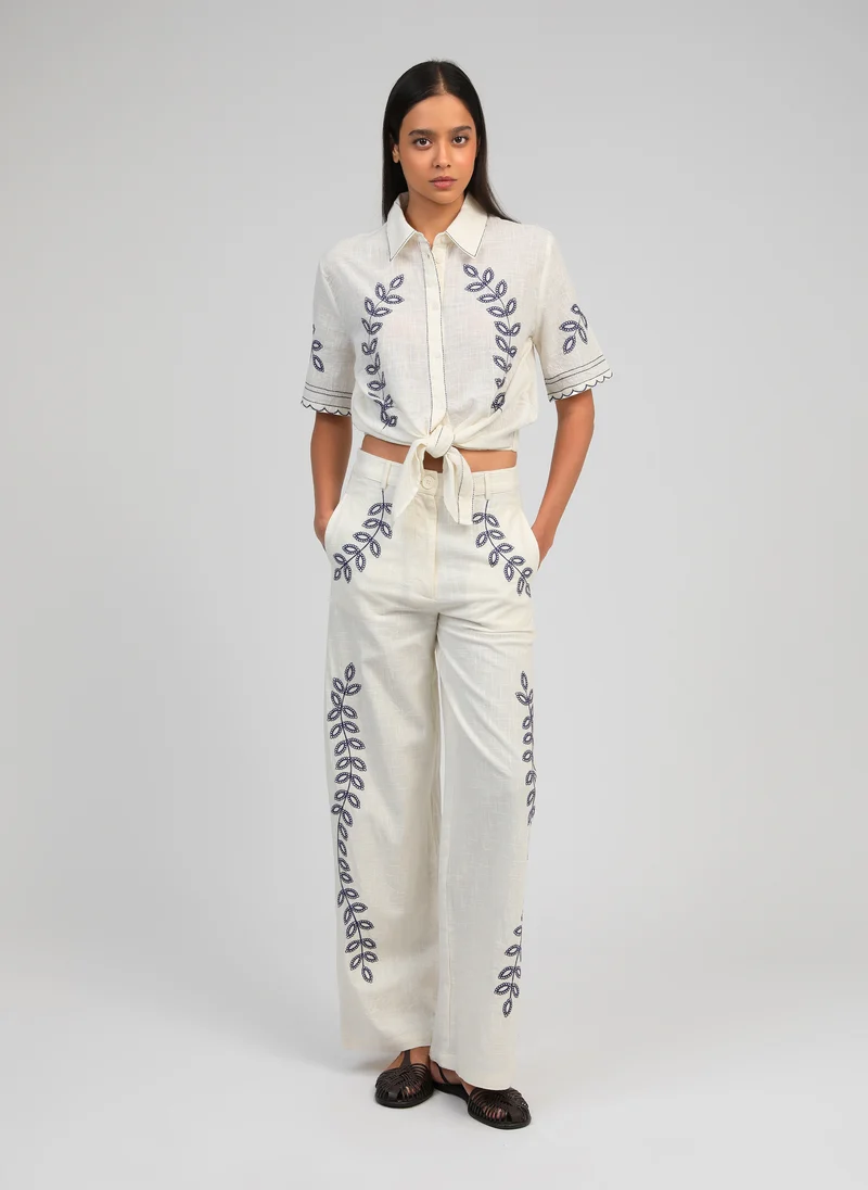 PANTALON ROSSALIE ecru
