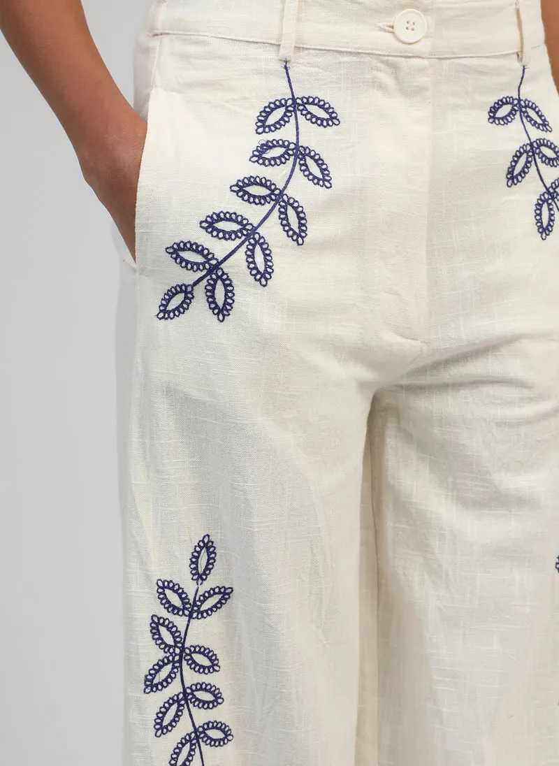 PANTALON ROSSALIE ecru