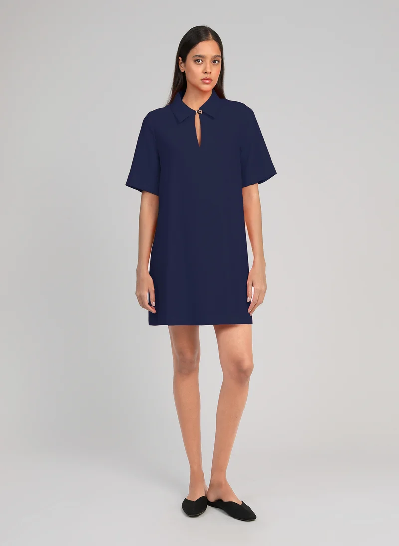 ROBE COURTE MAPAULA marine
