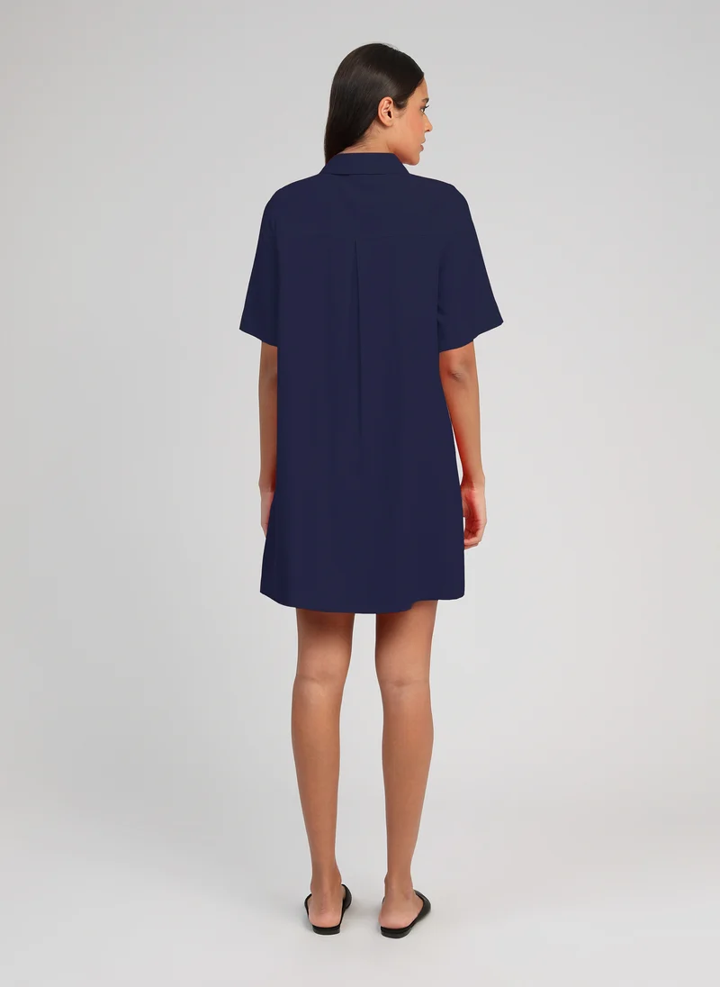 ROBE COURTE MAPAULA marine