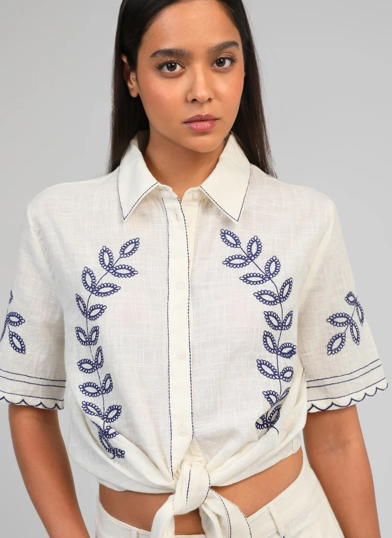 CHEMISE SILONA ecru