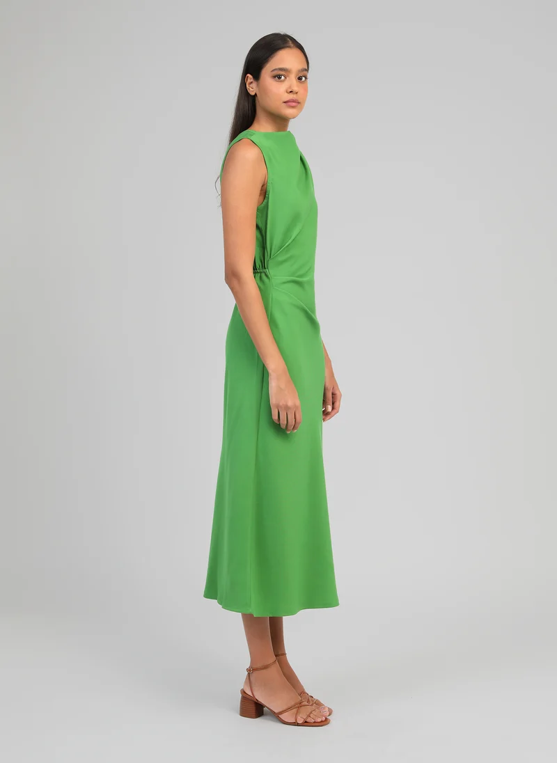 ROBE MIDI MILANA pomme