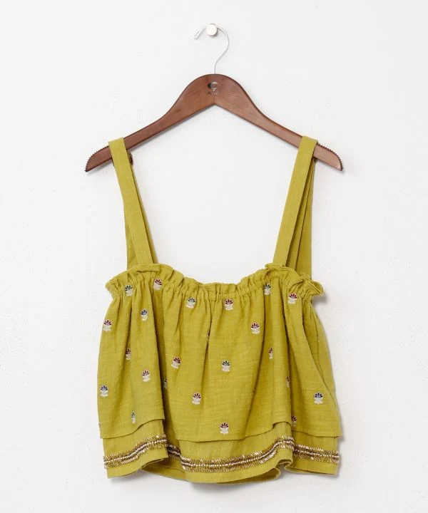 Haut Choli brodé