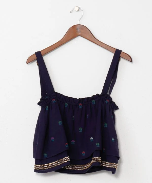 Haut Choli brodé