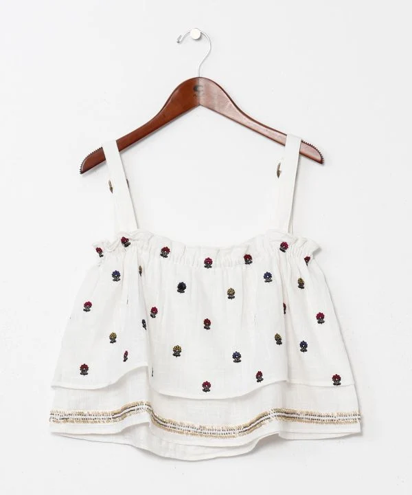 Haut Choli brodé