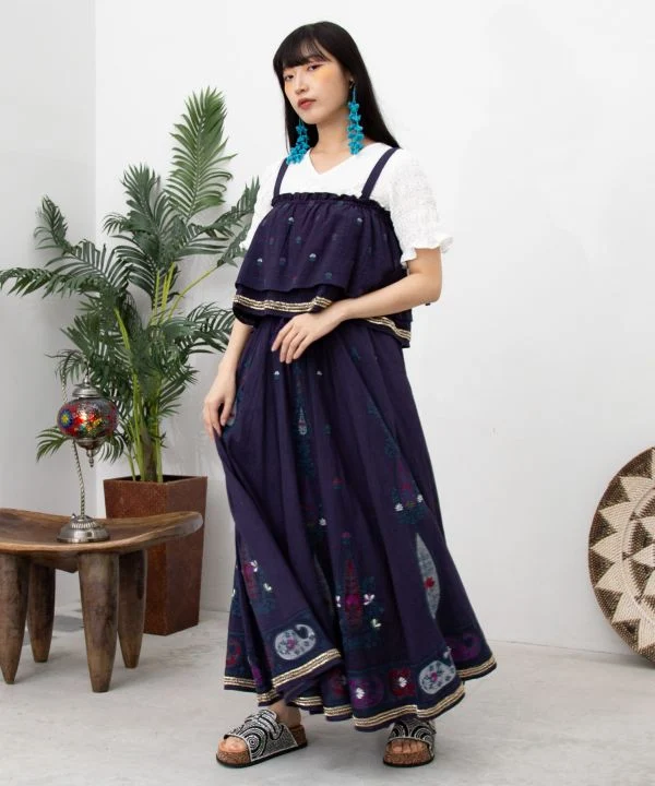 Haut Choli brodé