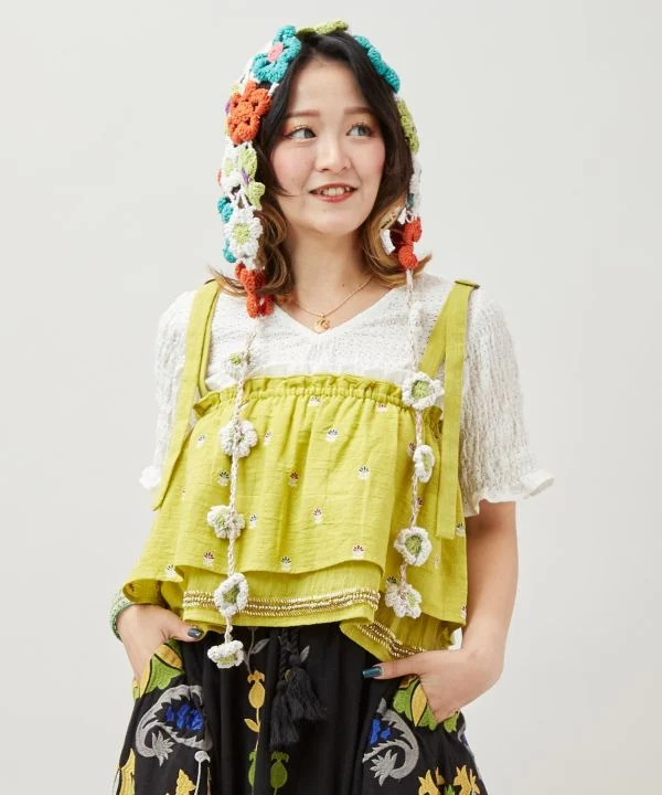 Haut Choli brodé