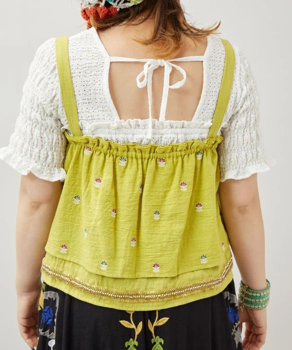 Haut Choli brodé