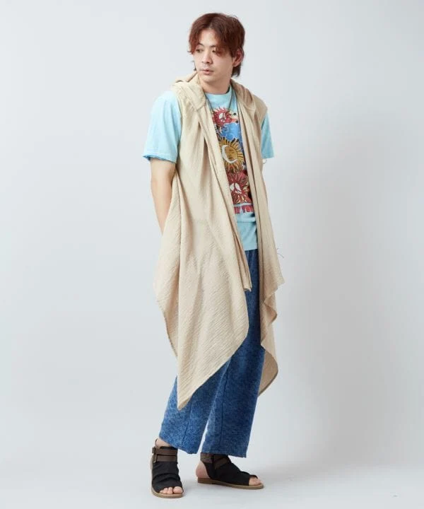 Gilet en gaze à capuche Nomad