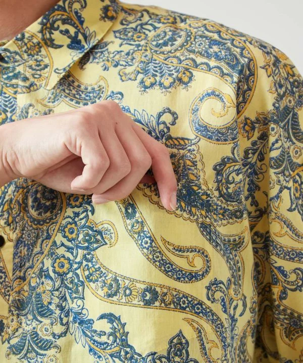 Pull-over en coton à motifs cachemire