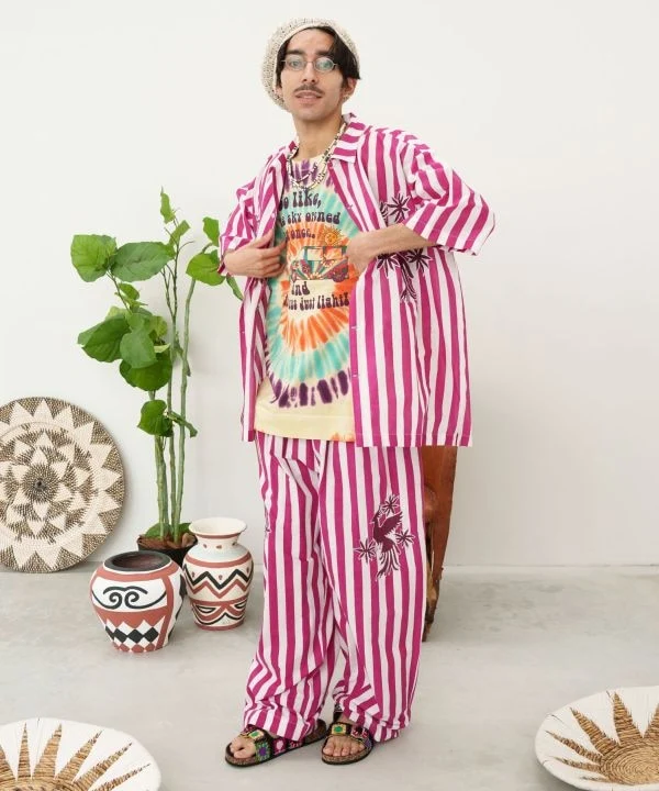 Chemise oversize à rayures Otomi