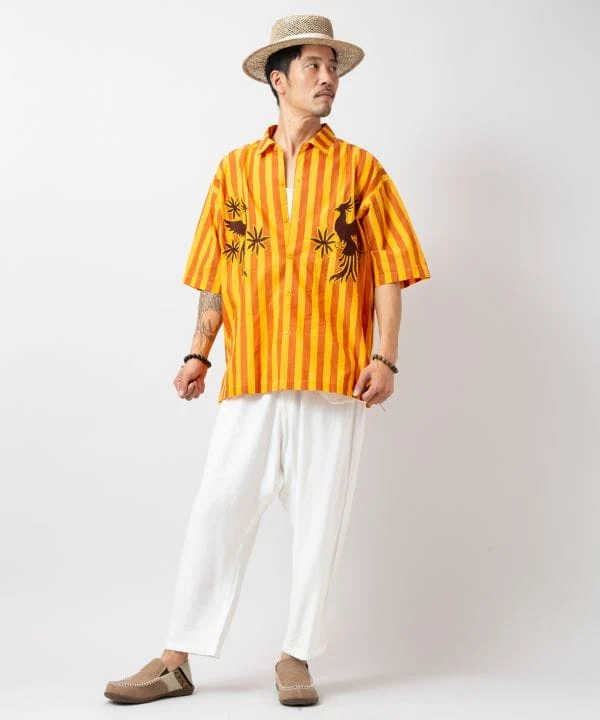 Chemise oversize à rayures Otomi