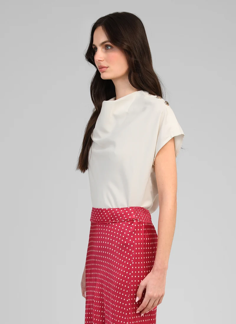 TOP KILINE blanc casse
