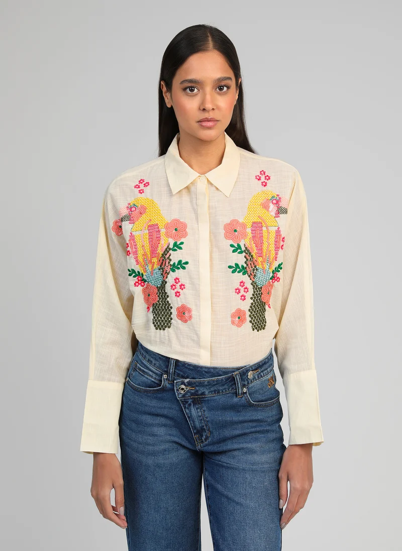 CHEMISE SHANNYLA écru