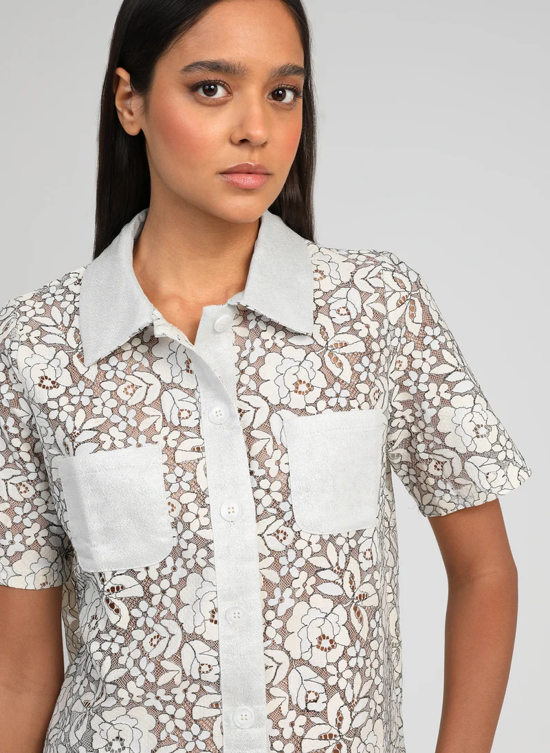 CHEMISE ATIMIA blanc