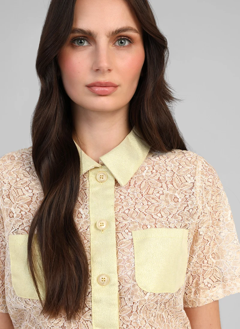 CHEMISE ATIMIO gold