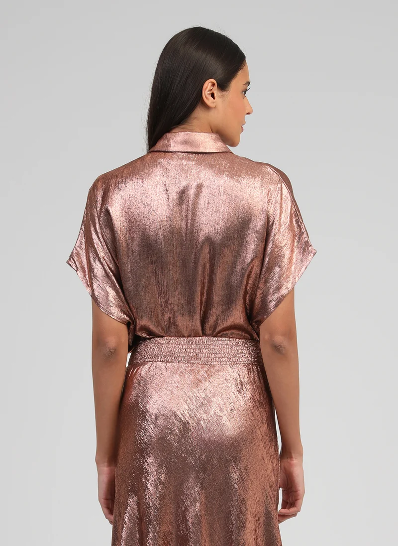 CHEMISE AMORYNA bronze