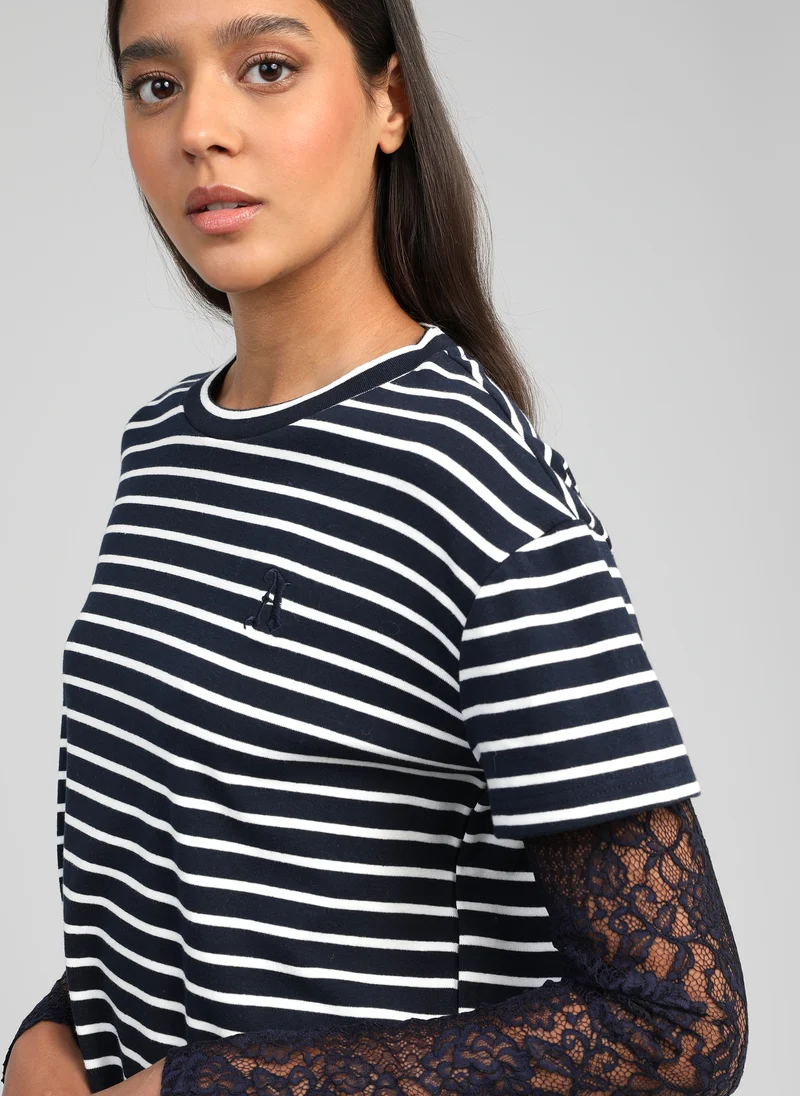 T-SHIRT AKELANE marine