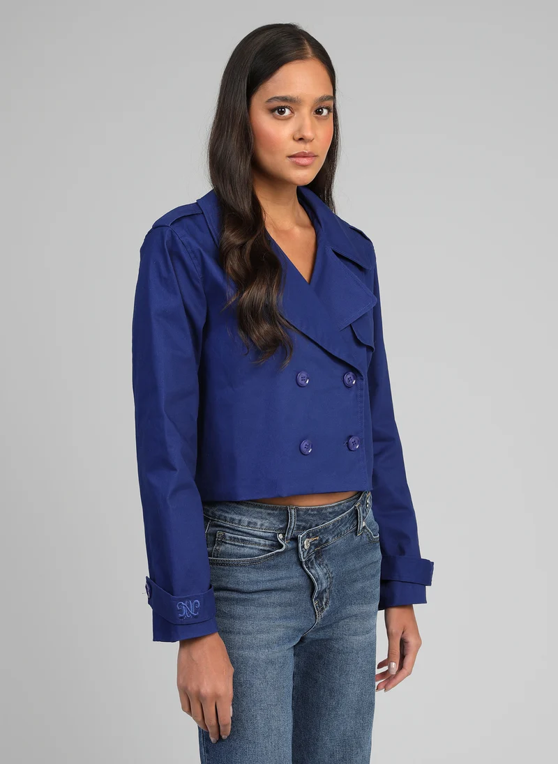 TRENCH CURTIS bleu