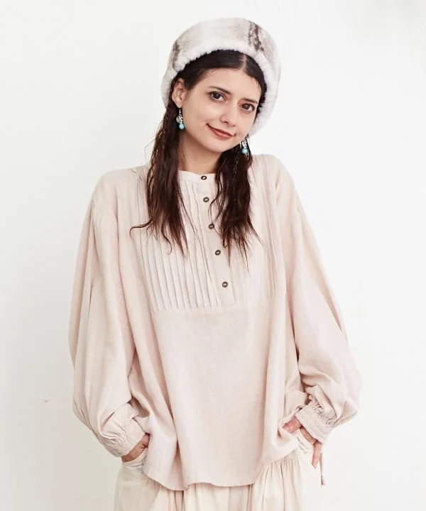 Pull à plis creux de style bohème
