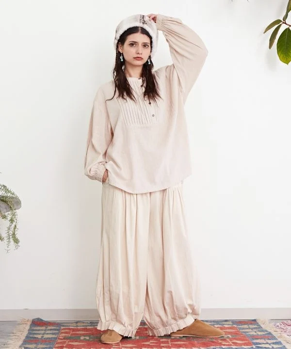 Pull à plis creux de style bohème