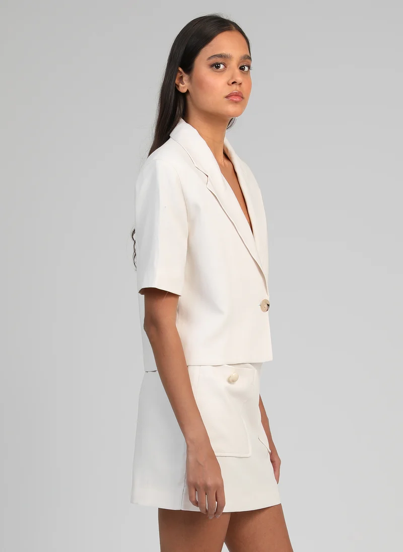 VESTE ZAOUI ecru