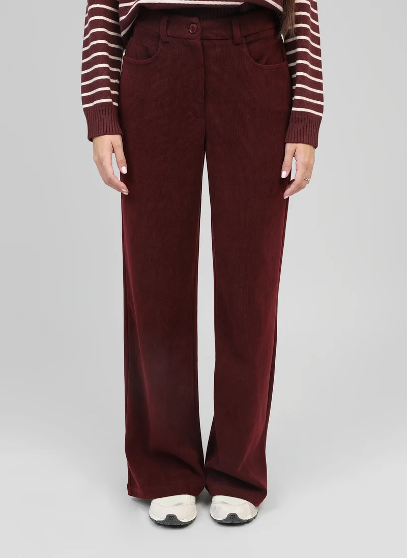 PANTALON PERDY wine