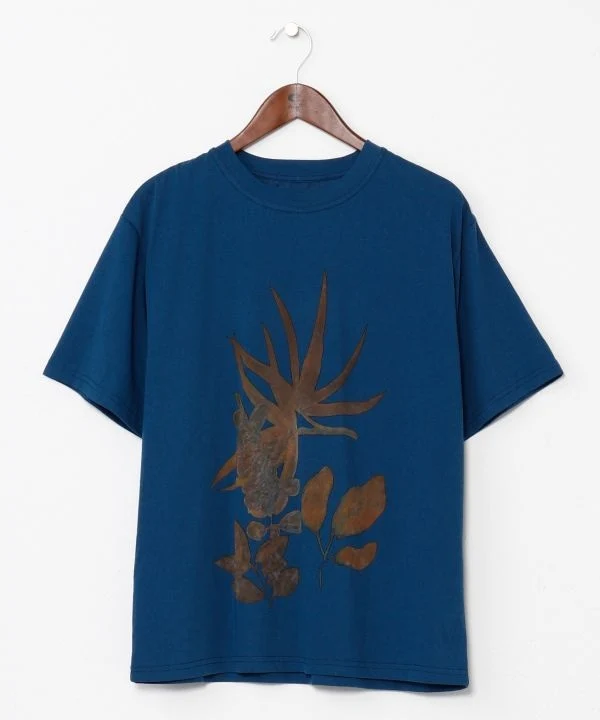 T-shirt à imprimé botanique