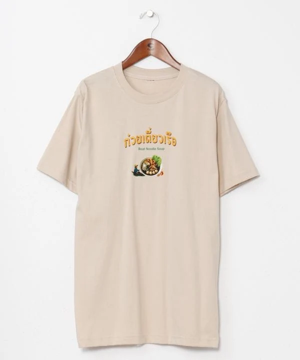 T-shirt imprimé nouilles de bateau