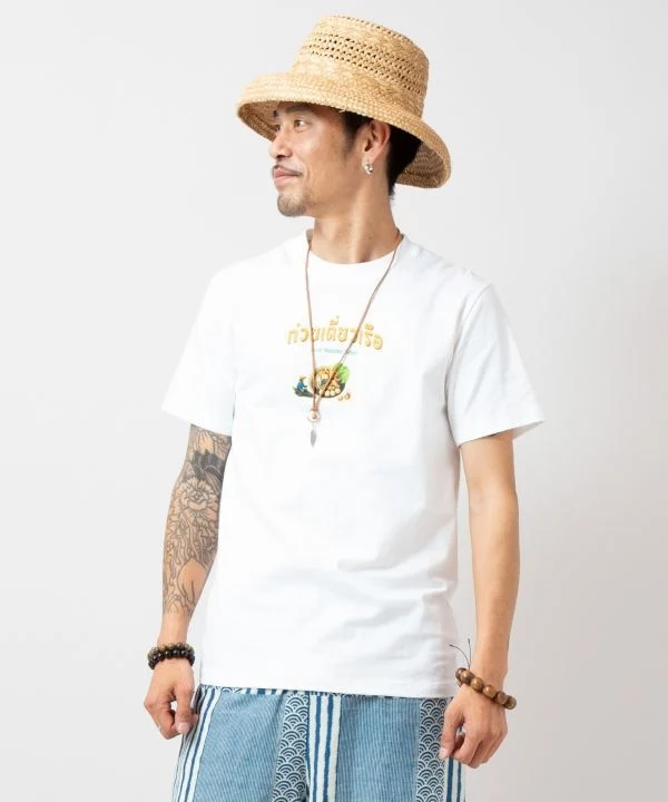 T-shirt imprimé nouilles de bateau