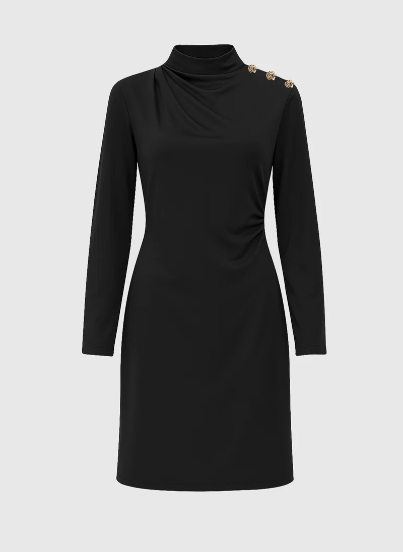 ROBE COURTE MANINON noir