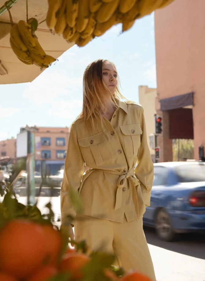 VESTE ZOALICE blé