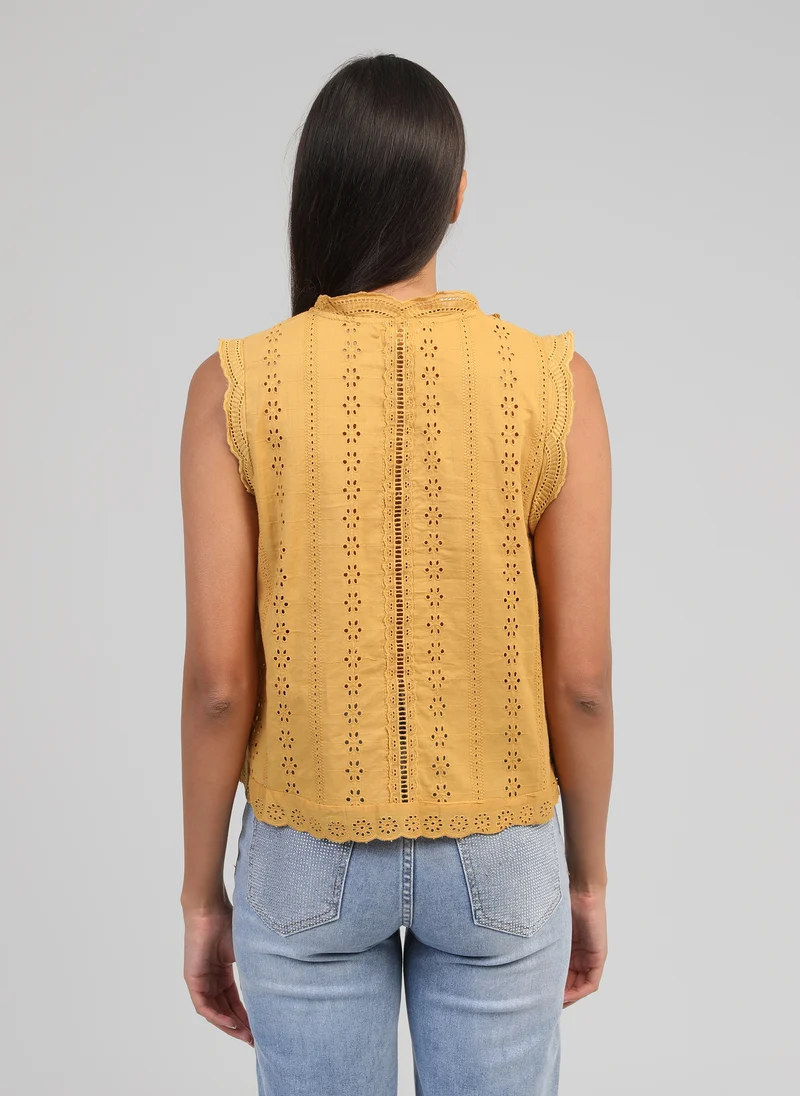CHEMISE SUZAYA ocre