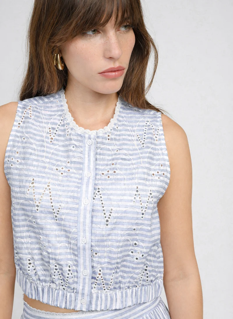 CHEMISE SALYTA bleu