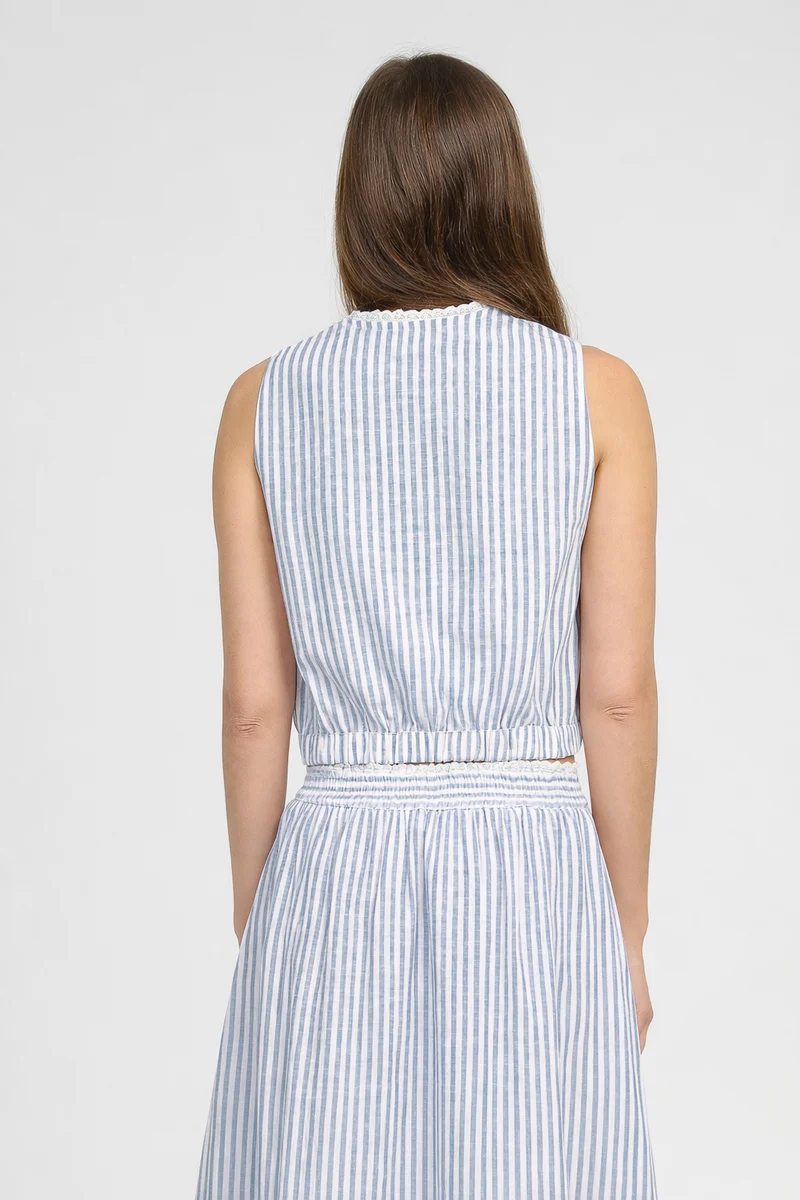 CHEMISE SALYTA bleu