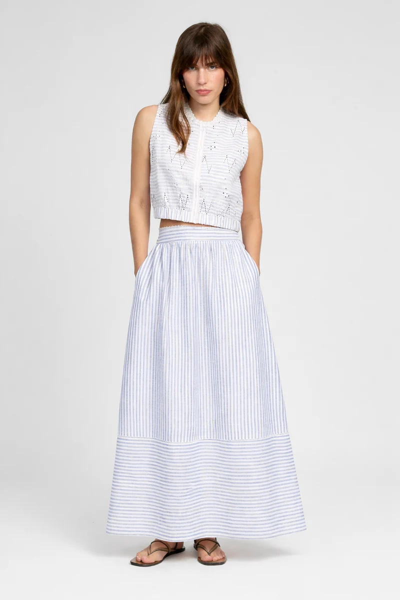CHEMISE SALYTA bleu