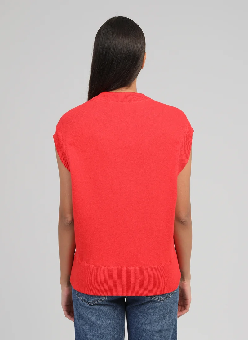 PULL VIZTY rouge