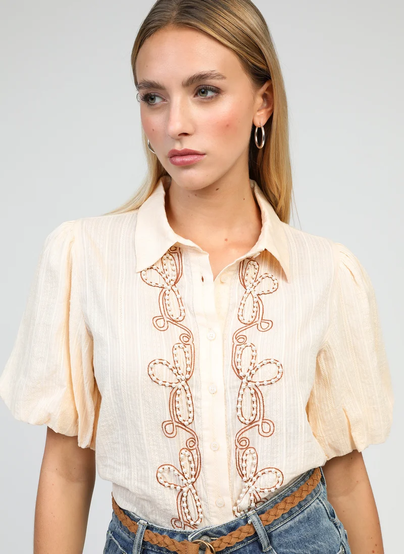 CHEMISE SIRKA peche
