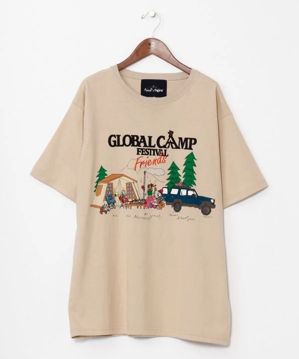 Ogawa×grn×Amina T-shirt imprimé Calavera