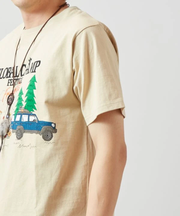 Ogawa×grn×Amina T-shirt imprimé Calavera