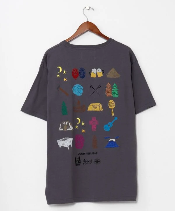 Ogawa×grn×Amina T-shirt du camp Calavera