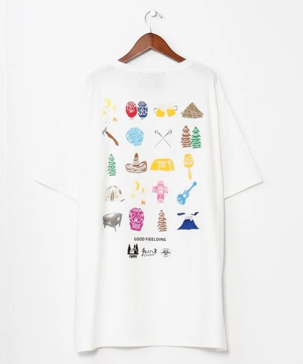 Ogawa×grn×Amina T-shirt du camp Calavera