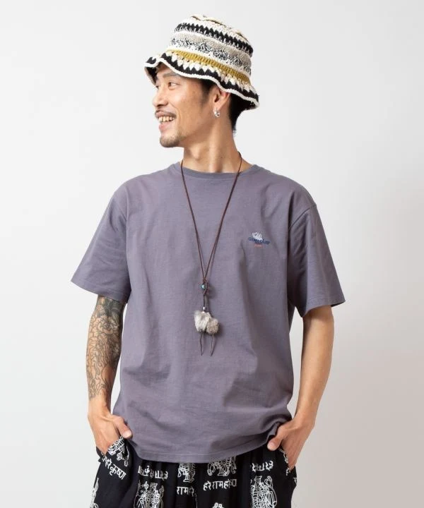 Ogawa×grn×Amina T-shirt du camp Calavera