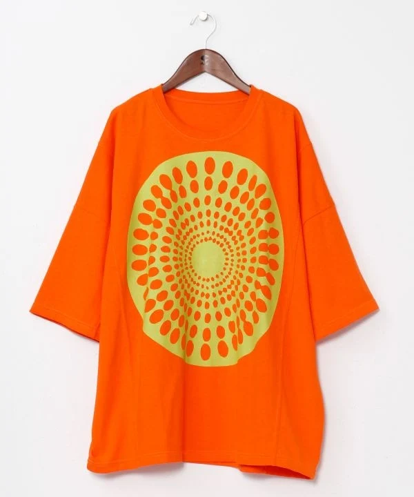 T-shirt homme à motif ondulé Kitenge