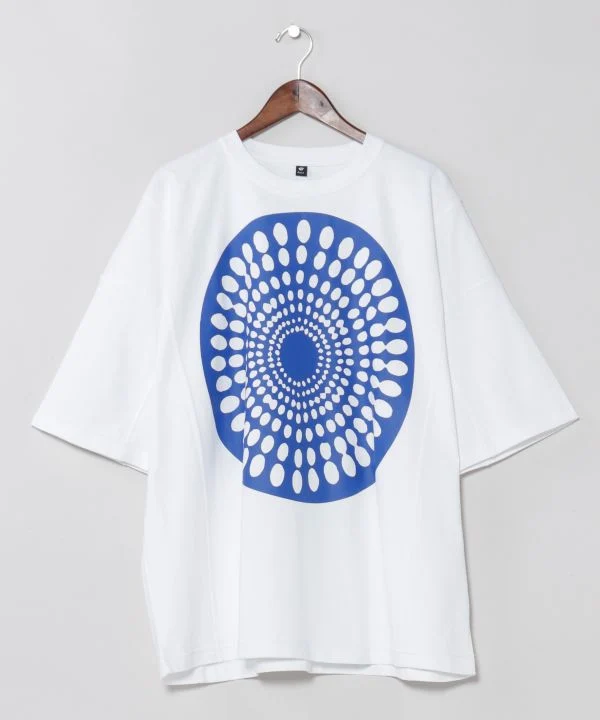 T-shirt homme à motif ondulé Kitenge