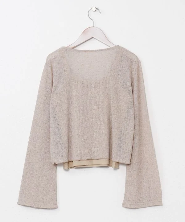 Ensemble cardigan et débardeur d'été à superposer