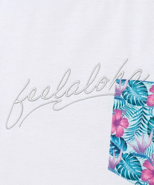 T-shirt à poche brodée pour homme, séchage rapide