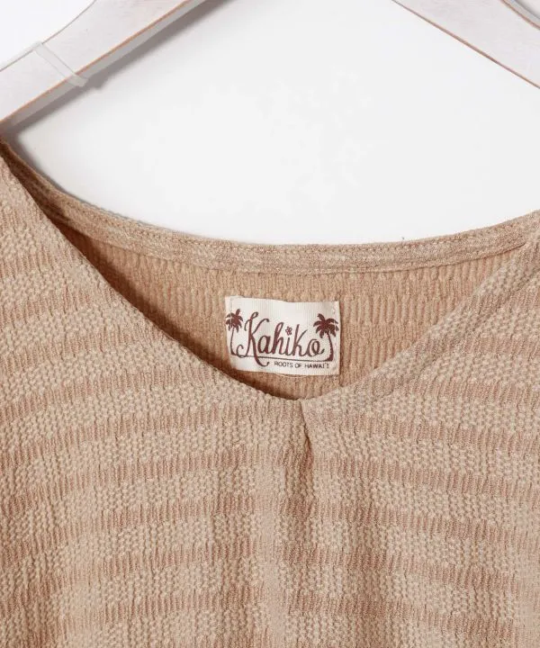 Haut en maille décontractée à taille ajustable